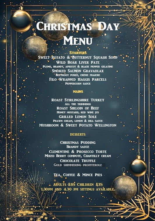 Christmas Day Menu